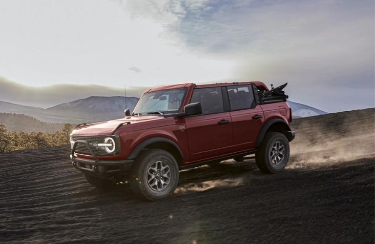 2021 Ford Bronco off-roading