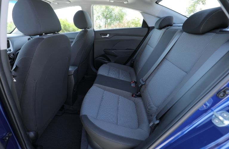 2022 Hyundai Accent rear seats