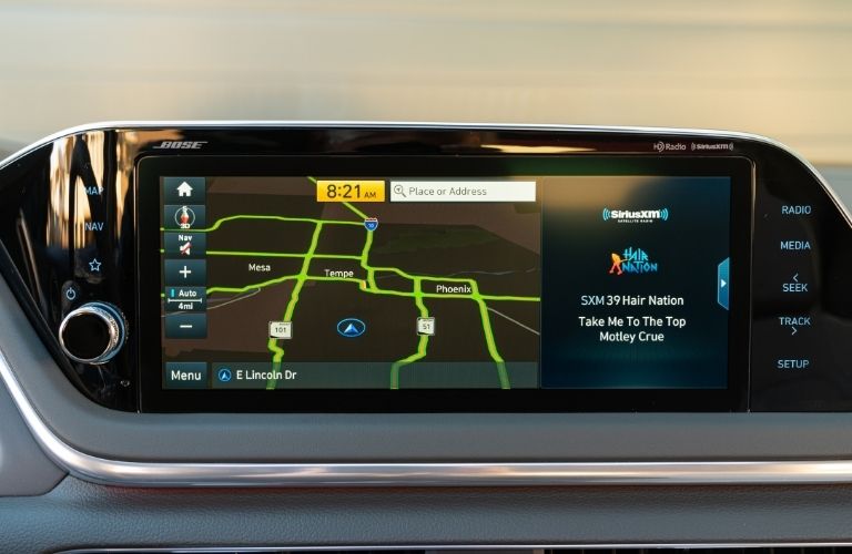 2022 Hyundai Sonata touchscreen display