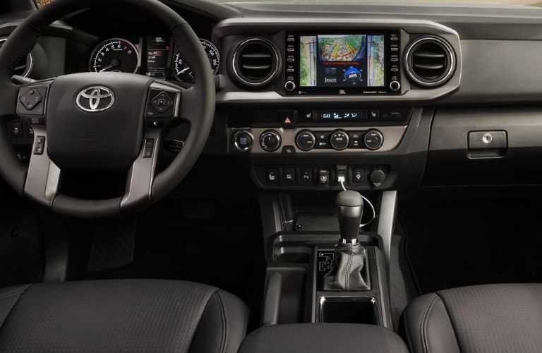 2021 Toyota Tacoma dashboard, gearbox and steering