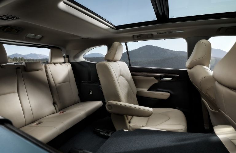2021 Toyota Highlander cabin view