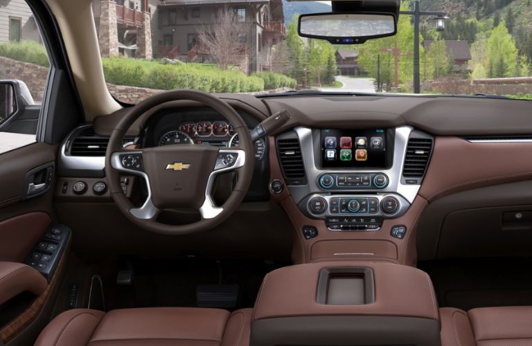 Cockpit view of the 2017 Chevrolet Suburban