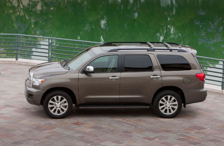 Top side view of the 2015 Toyota Sequoia