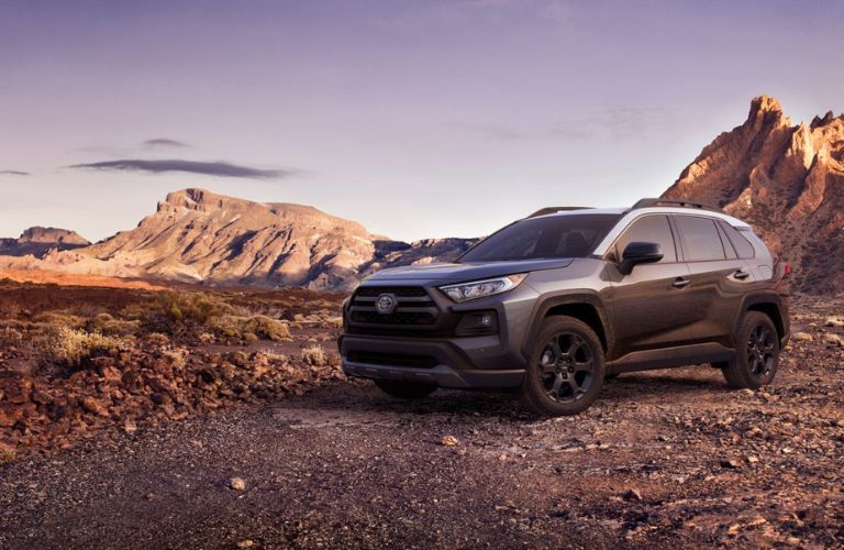 Front Quarter View of the 2020 Toyota RAV4