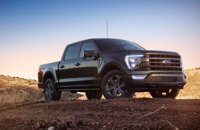 Front Quarter View of the 2021 Ford F-150