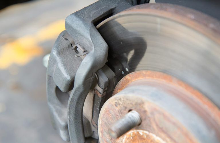 Old brake plate